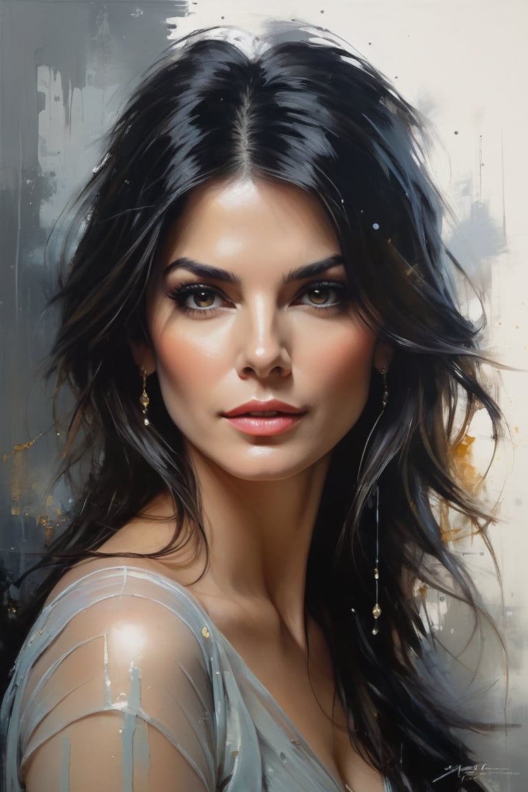 oil painting,  heavy brushstrokes,  paint drips by aianastaciaworld on Tensor.Art
