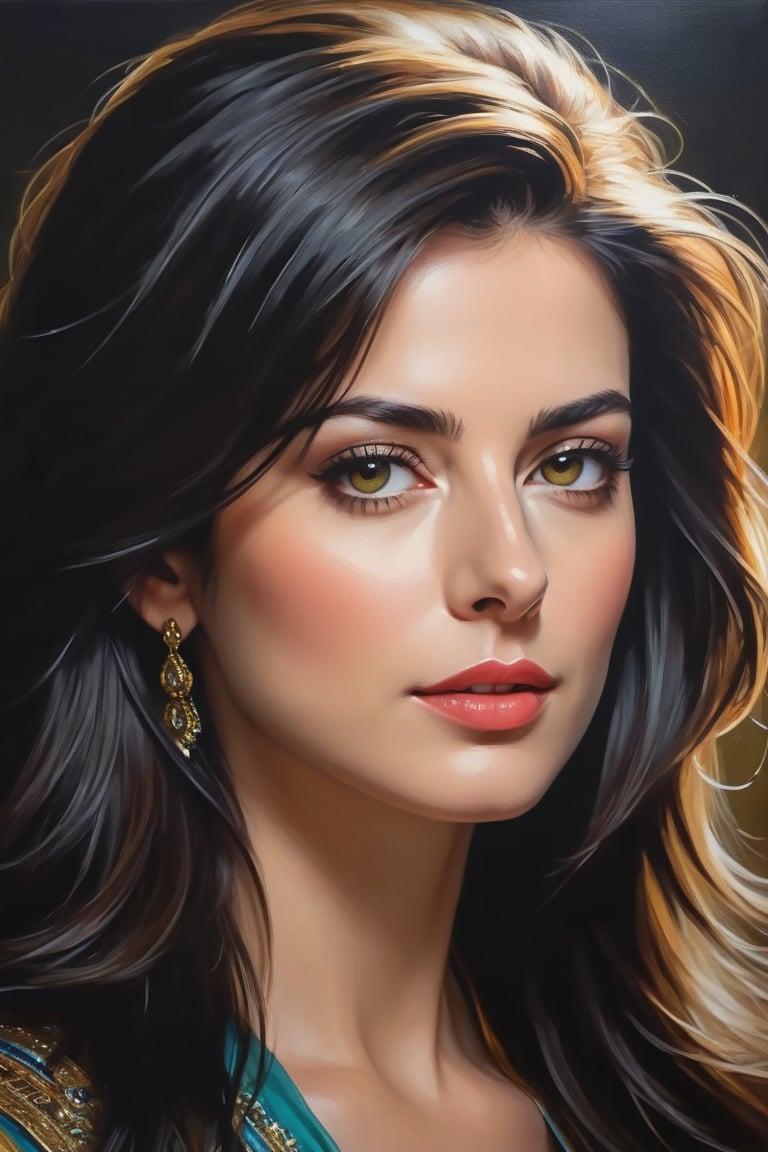 oil painting,  heavy brushstrokes,  paint drips by aianastaciaworld on Tensor.Art