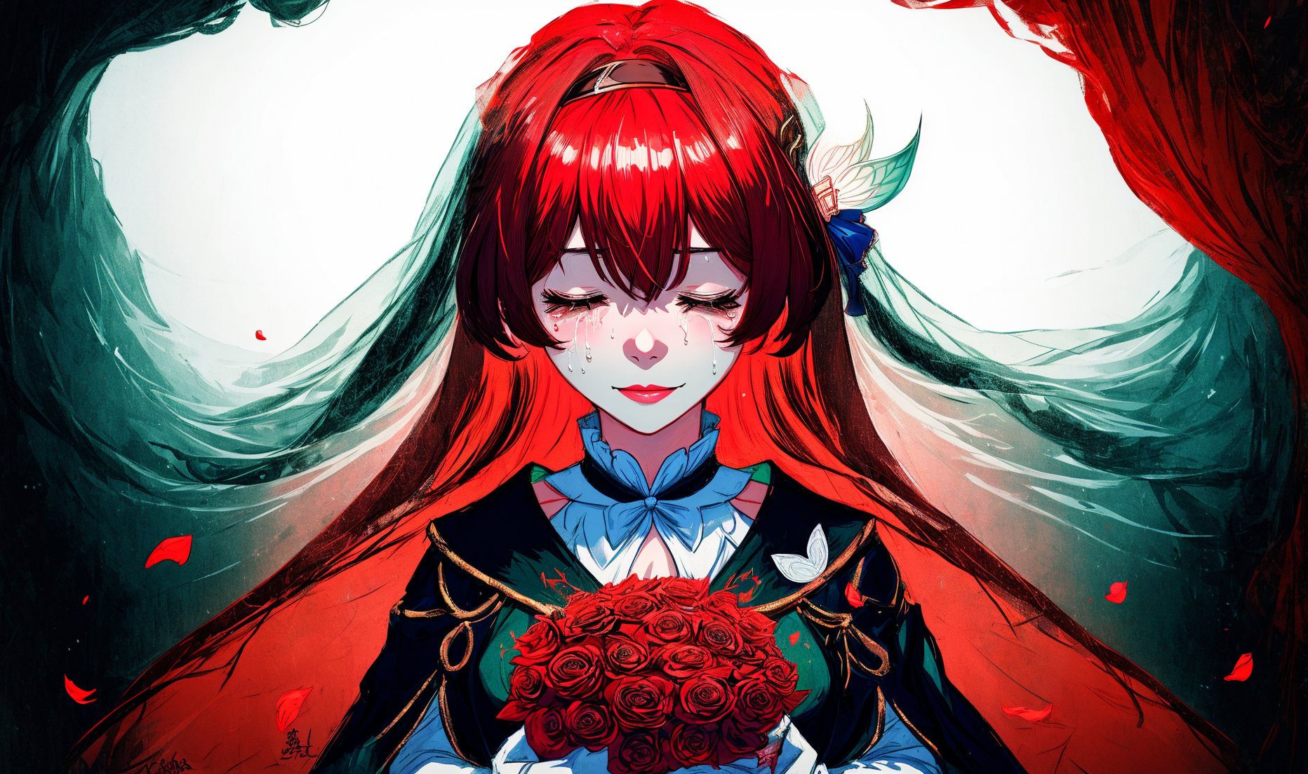 1girl1girl,  long hair,  solo by huanling2 on Tensor.Art