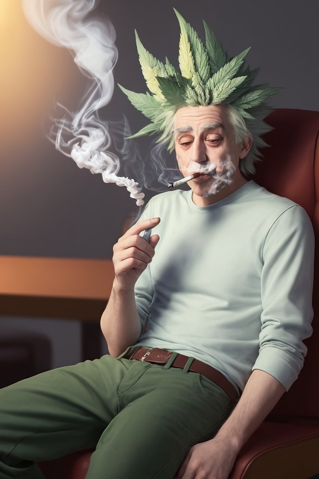 Rick Sanchez smoking weed by user_735837114800903187 on Tensor.Art