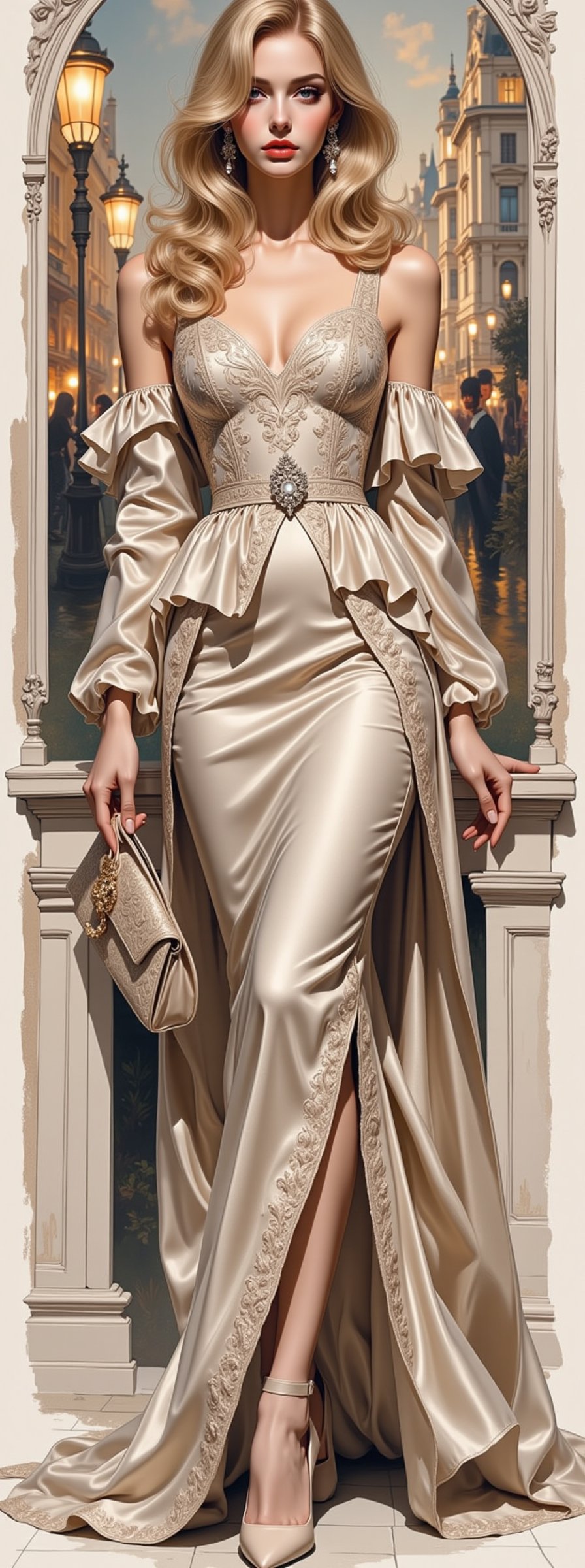 A beautiful European beauty with a tall,  sexy,  and well-proportioned figure by Ann   on Tensor.Art