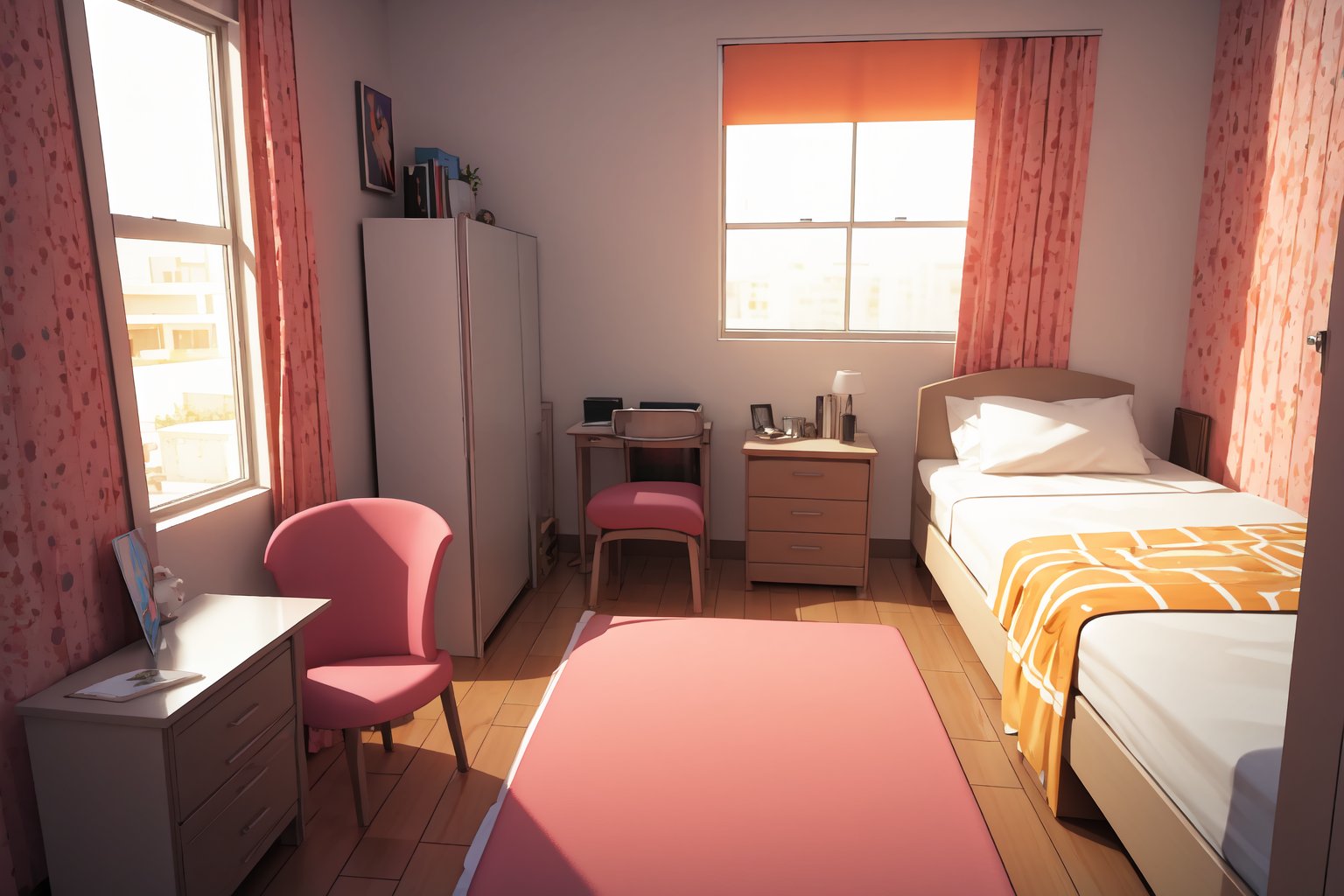 bedroom,  indoor,  pov shot by kidfromliminal on Tensor.Art