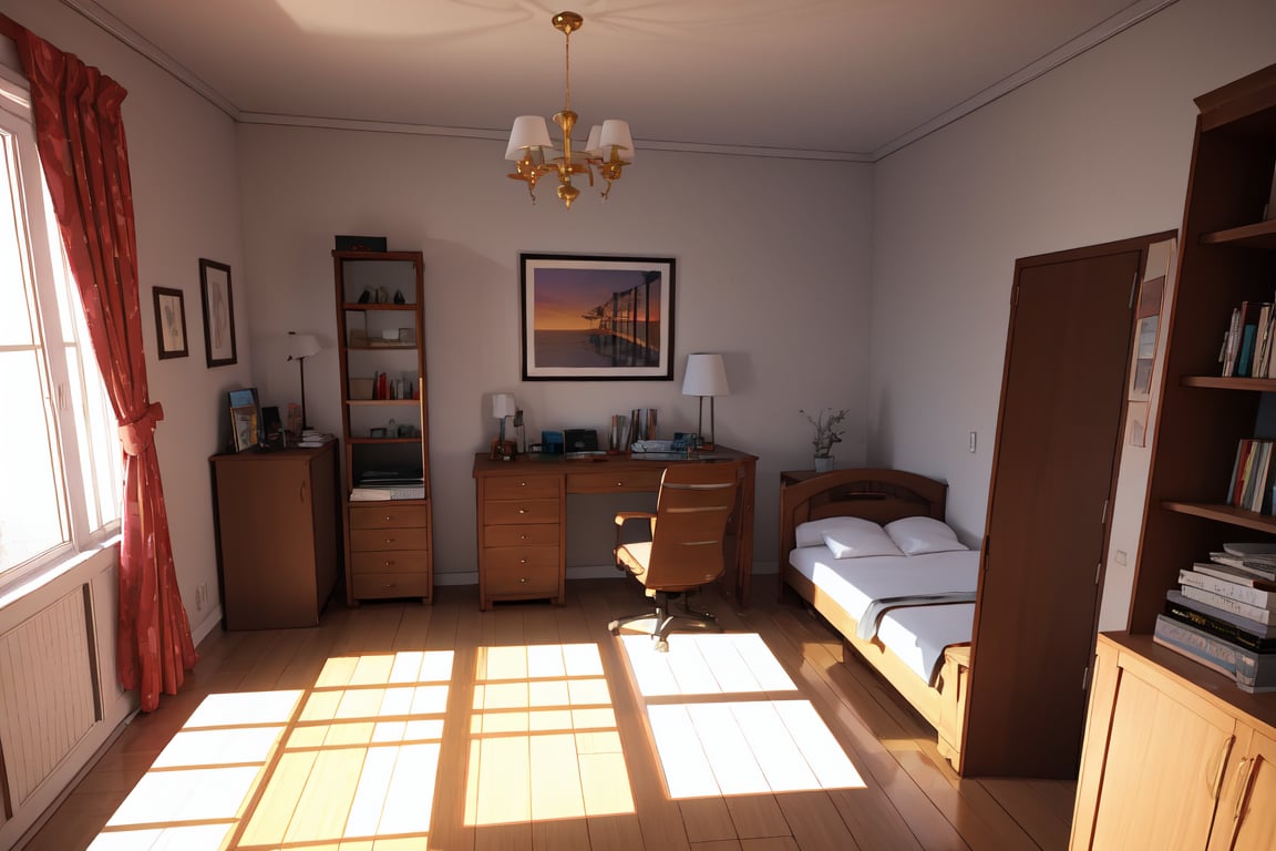 bedroom,  indoor,  pov shot by kidfromliminal on Tensor.Art