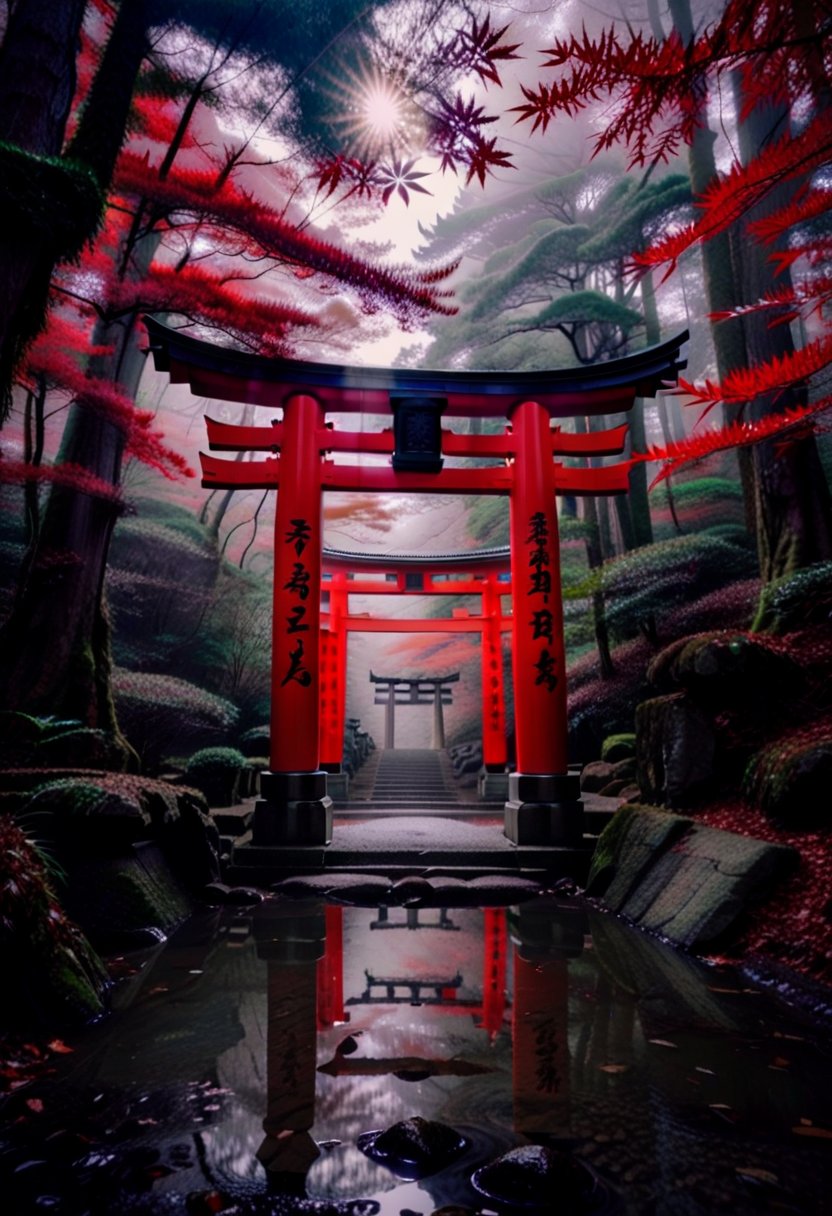 The mystical Japanese torii gates that continue forever