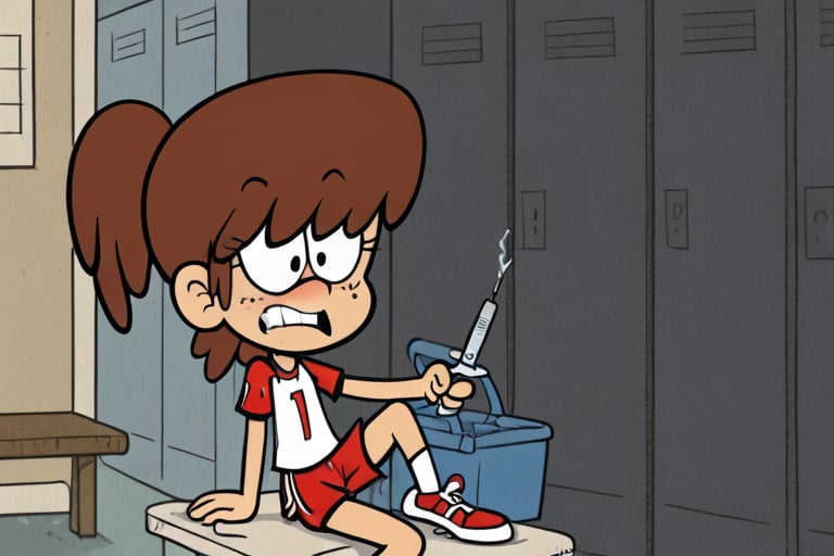 Lynn loud,  1 girl,  a female with brown hair by crazy lady  on Tensor.Art