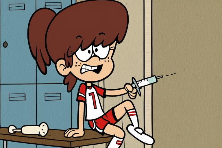 Lynn loud,  1 girl,  a female with brown hair by crazy lady  on Tensor.Art