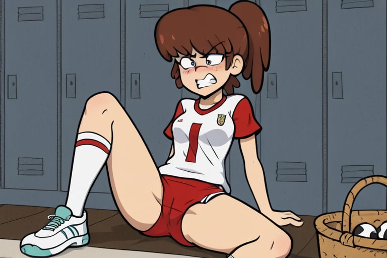 Lynn loud,  1 girl,  a female with brown hair by crazy lady  on Tensor.Art