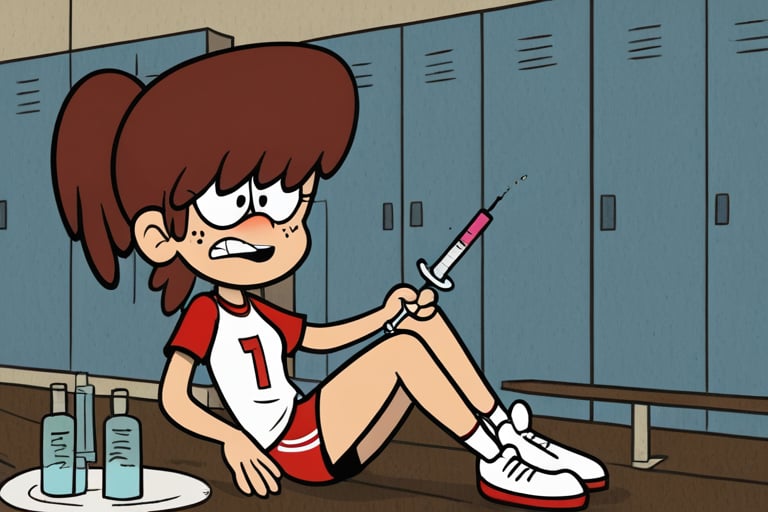 Lynn loud,  1 girl,  a female with brown hair by crazy lady  on Tensor.Art