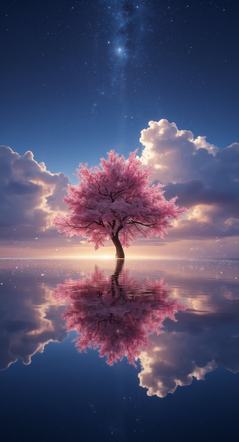A wide angle visualization of image created by user