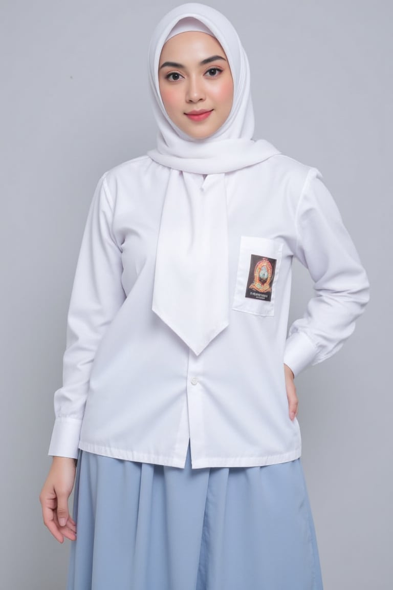 gladis,  potrait phoshoot,  white_hijab by Slutty hijabers  on Tensor.Art