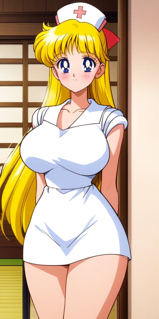 Aino_Minako,  huge_breasts,  nurse_hat by derek_tenebris on Tensor.Art