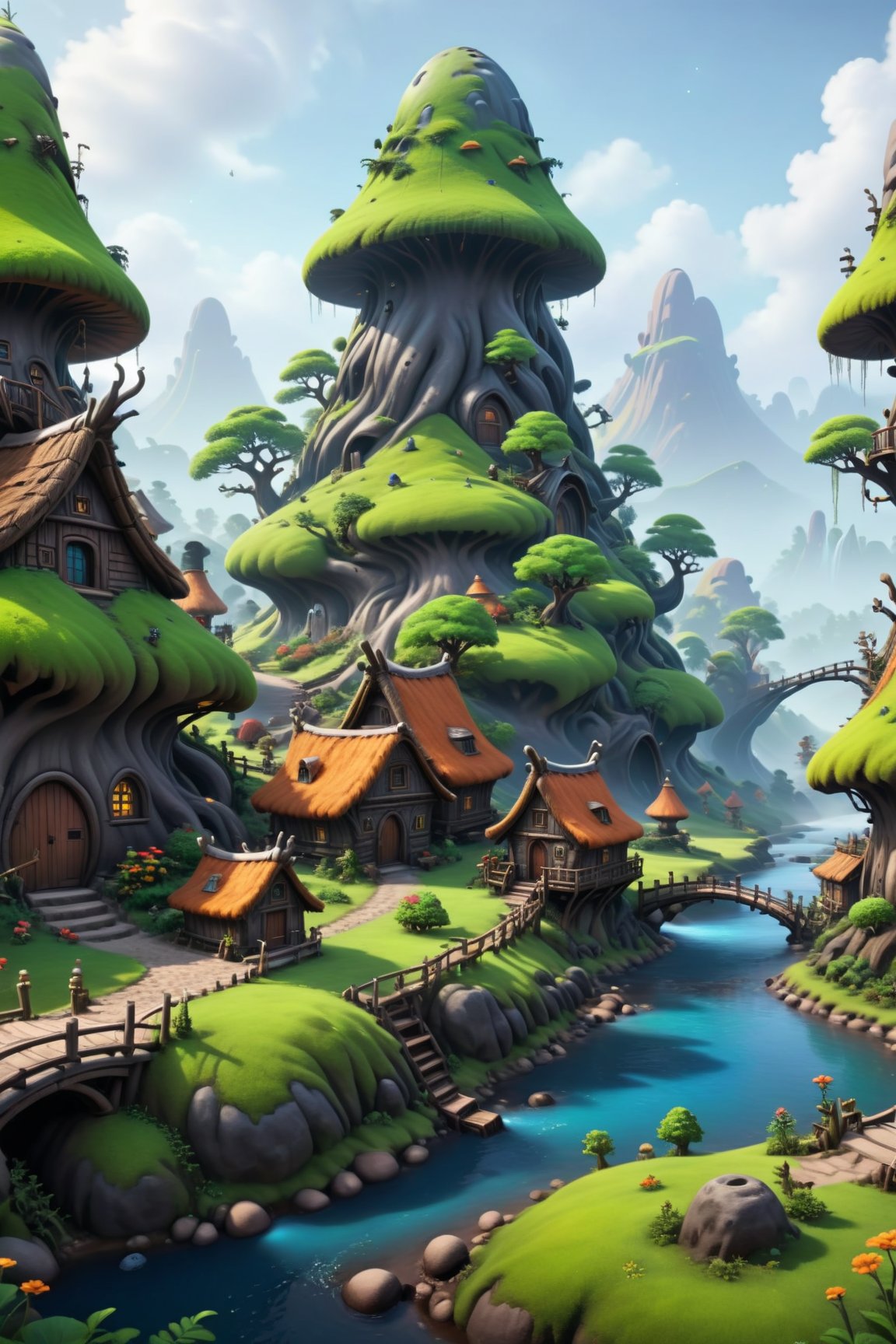 *snoo* *village* novuschroma46 style alienlandscapeslora maidrauh_2