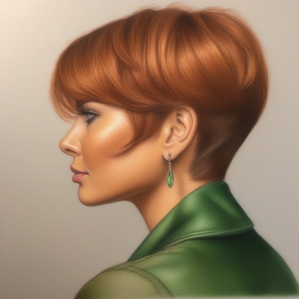color pencil art,  drawing in color a 30 years old classy woman,  classy makeup by user_744422647051517677 on Tensor.Art