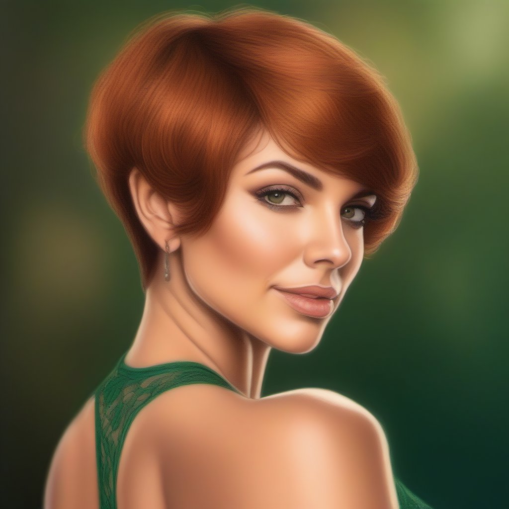 color pencil art,  drawing in color a 30 years old classy woman,  classy makeup by user_744422647051517677 on Tensor.Art