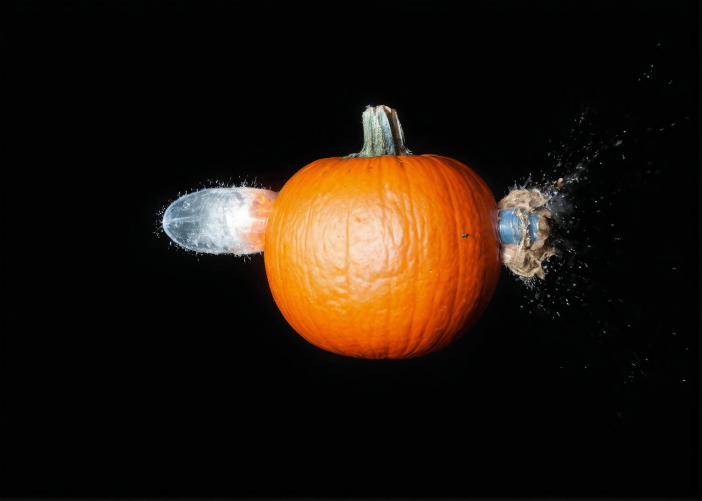 Super realistic image of a Bullet passing through a pumpkin.
BREAK
Extremely detailed, high-quality, hyper-realistic, masterpiece photography. very realistic. In frame, full length image, vibrant colors, sharp focus, depth of field, 32k photo, HDR, professional lighting, taken with Canon EOS R5, 75mm lens, soft focus, Professional Photoshoot Quality,