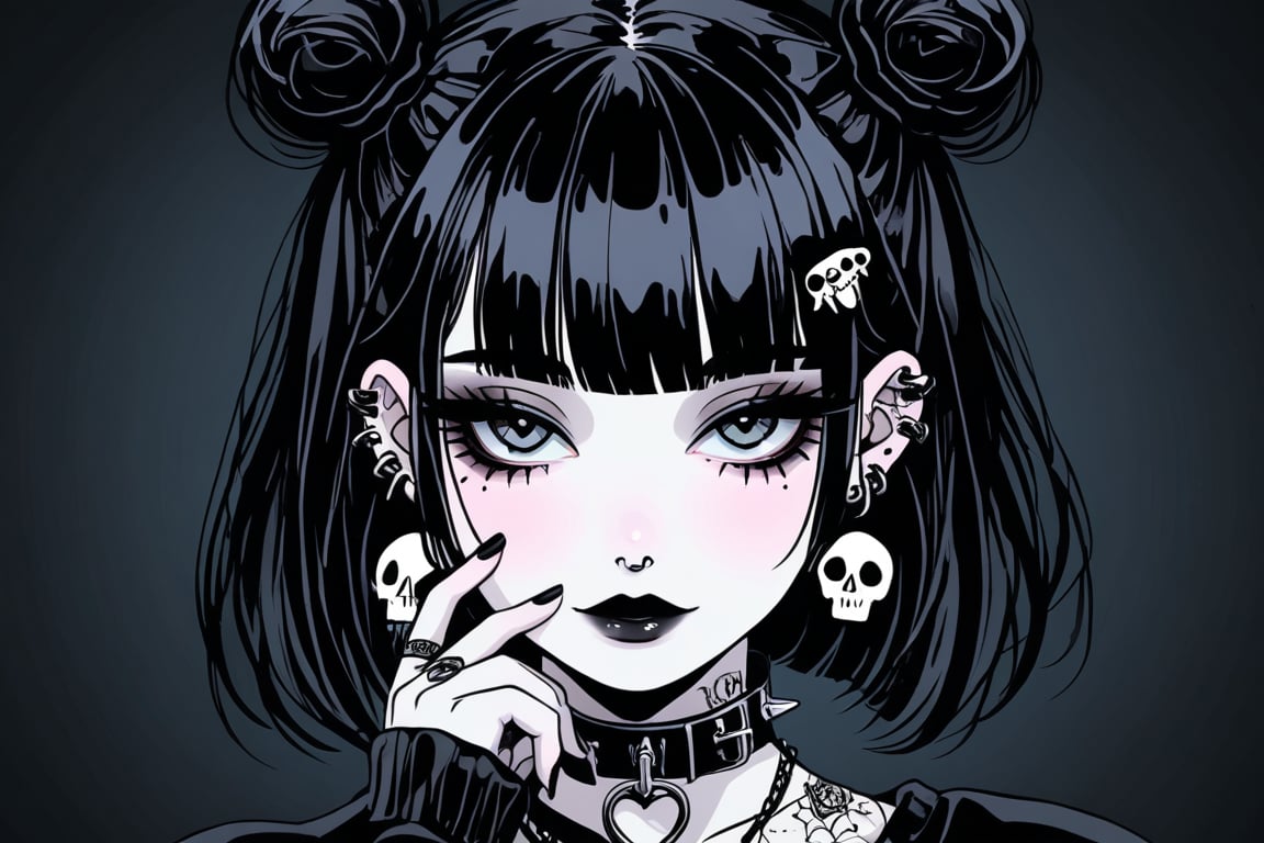 innocent goth girl