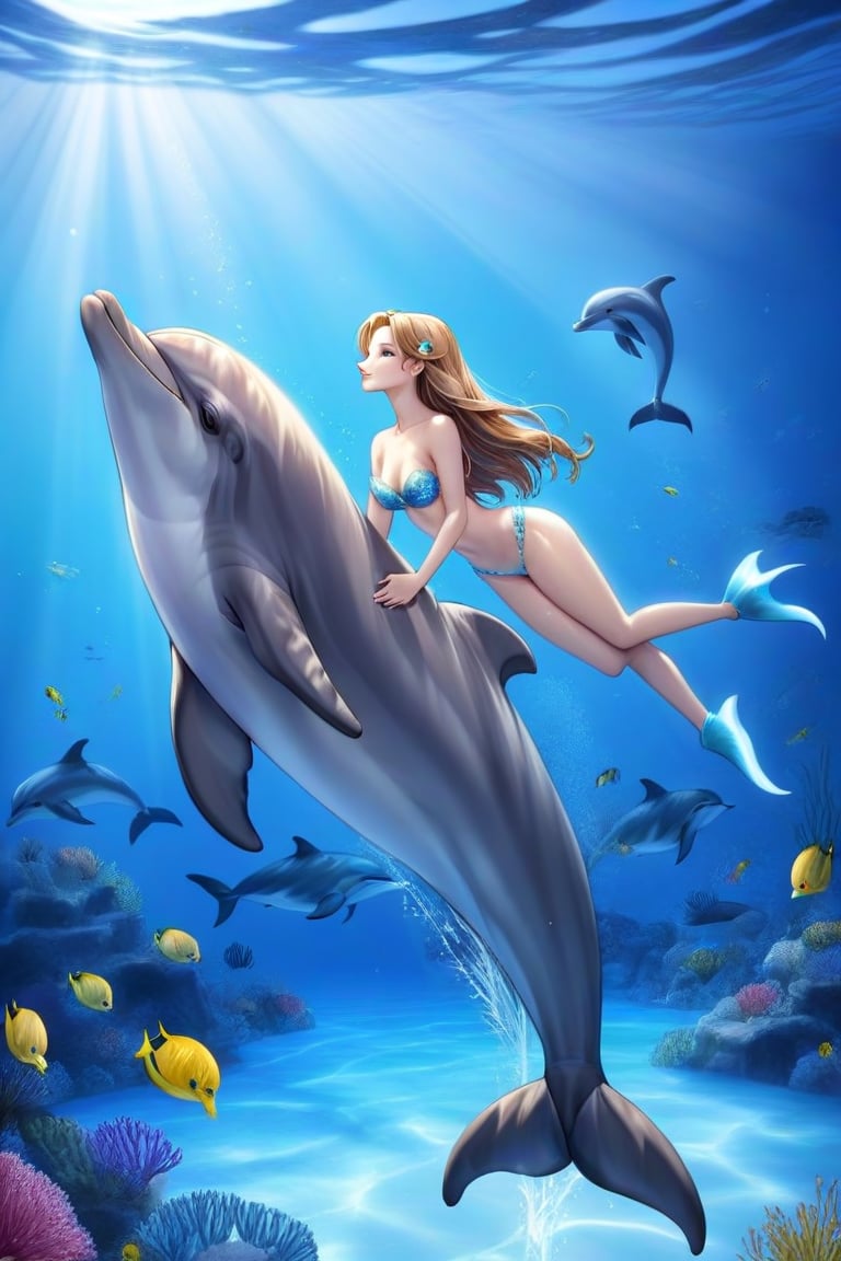 dolphin and beauty