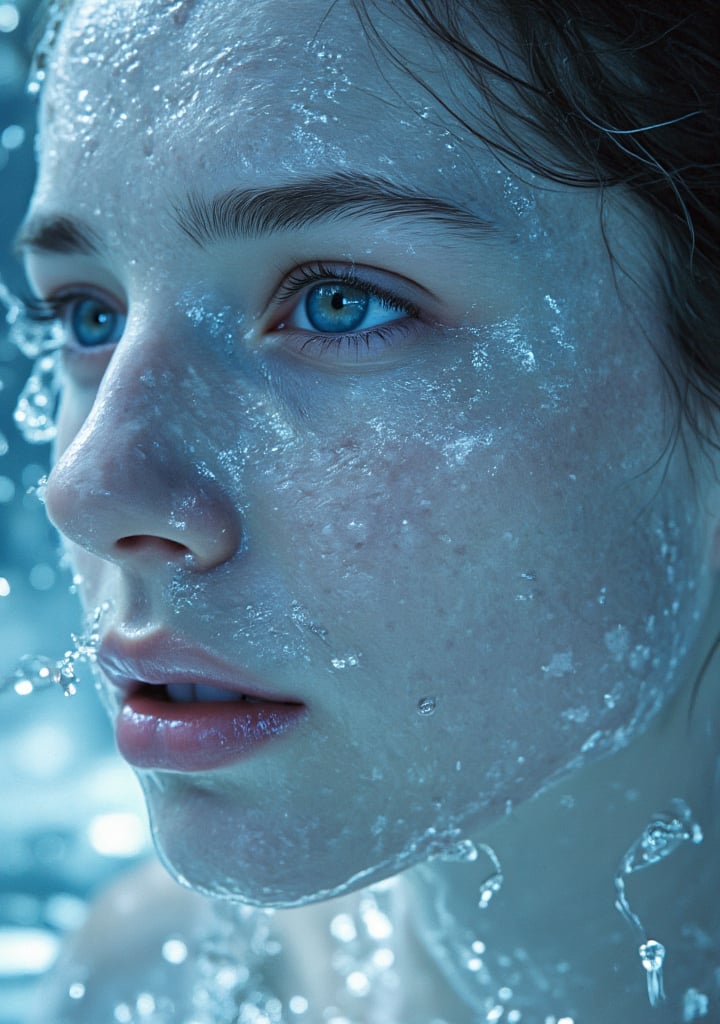 mage of a girl fully sculpted from water)), ((water head to toe)), embodying fluidity and grace, ((girl made of water)), ((skin replaced as water)), ((fully transparent skin)), ((transparent skin)), ((translucent skin)), ((transparent face)), ((water as face)), closeup, realistic, detailed, ultra detailed realistic illustration, ultra high definition, 8k, unreal engine 5, ultra sharp focus, highly detailed, vibrant, cinematic production character rendering, very high quality model, hyper detailed photography, soft light, more detail XL