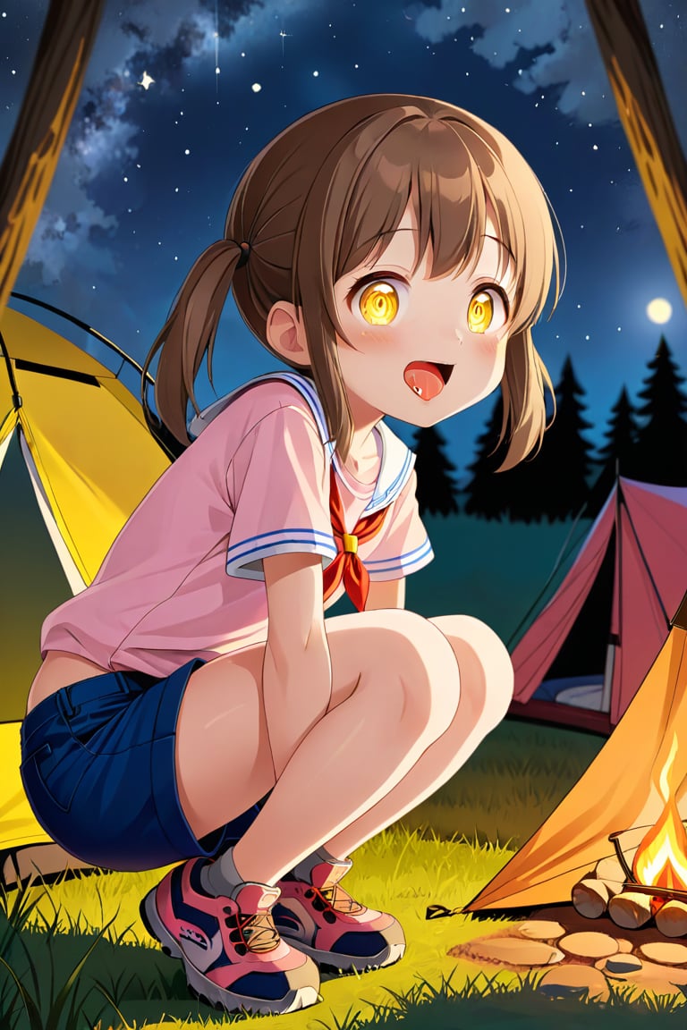 loli hypnotized,  happy_face,  yellow eyes by tls2k on Tensor.Art