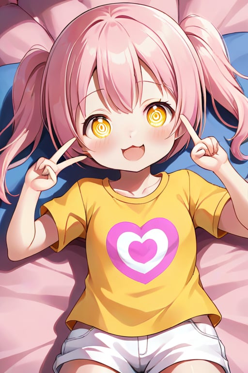 loli hypnotized,  happy_face,  pink hair by tls2k on Tensor.Art