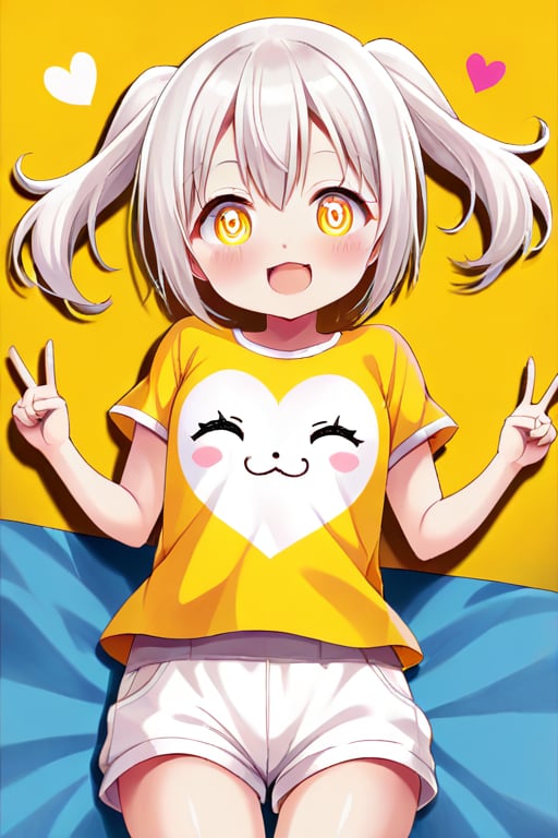 loli hypnotized,  happy_face,  white hair by tls2k on Tensor.Art