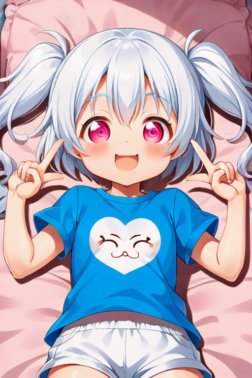 loli hypnotized,  happy_face,  white hair by tls2k on Tensor.Art