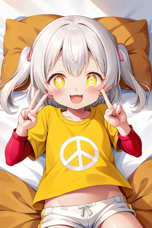 loli hypnotized,  happy_face,  white hair by tls2k on Tensor.Art
