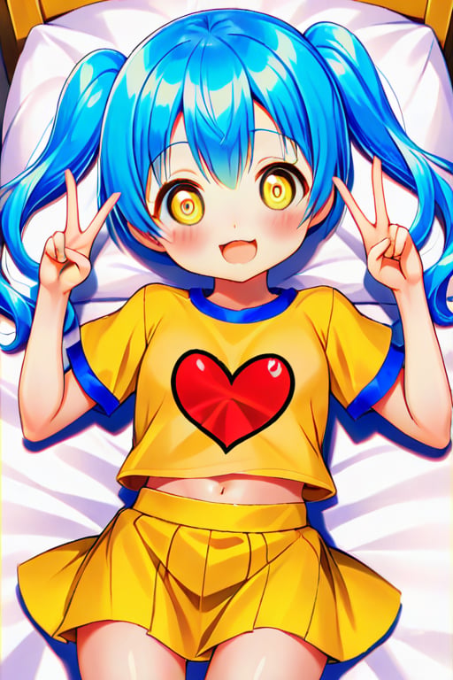 loli hypnotized,  happy_face,  blue hair by tls2k on Tensor.Art