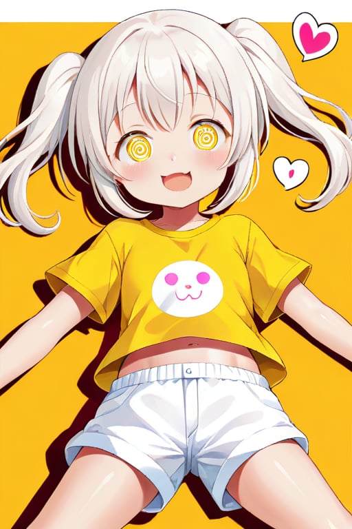 loli hypnotized,  happy_face,  white hair by tls2k on Tensor.Art