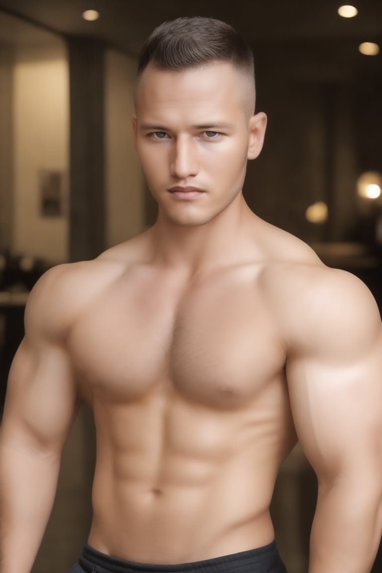 Model man, flexing in a cafe, using smartphone, business, makret ,perfect eyes,perfect face,beautiful eyes, Mediterranean skin tone, 8K quality, higher resolution, (beautiful),cinematic,warm, syahnk, big muscles,ollie,hairy,niconawt,r0bbier0bbie,mature male,white hair,gazzap, Ryder Knight 