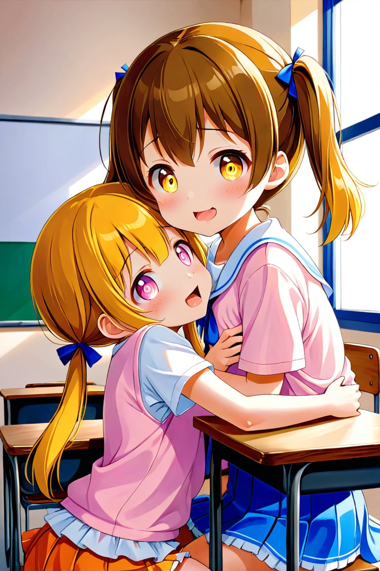loli hypnotized,  happy_face,  brown hair by llilvr on Tensor.Art