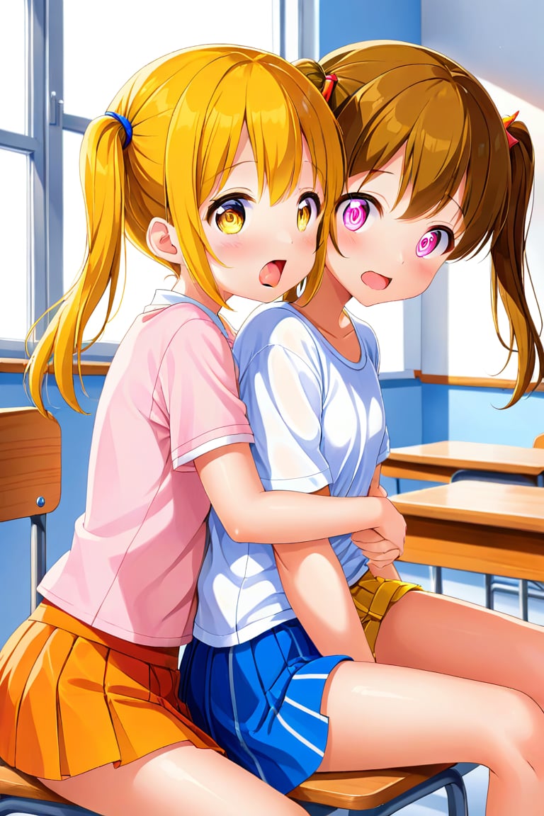 loli hypnotized,  happy_face,  brown hair by llilvr on Tensor.Art