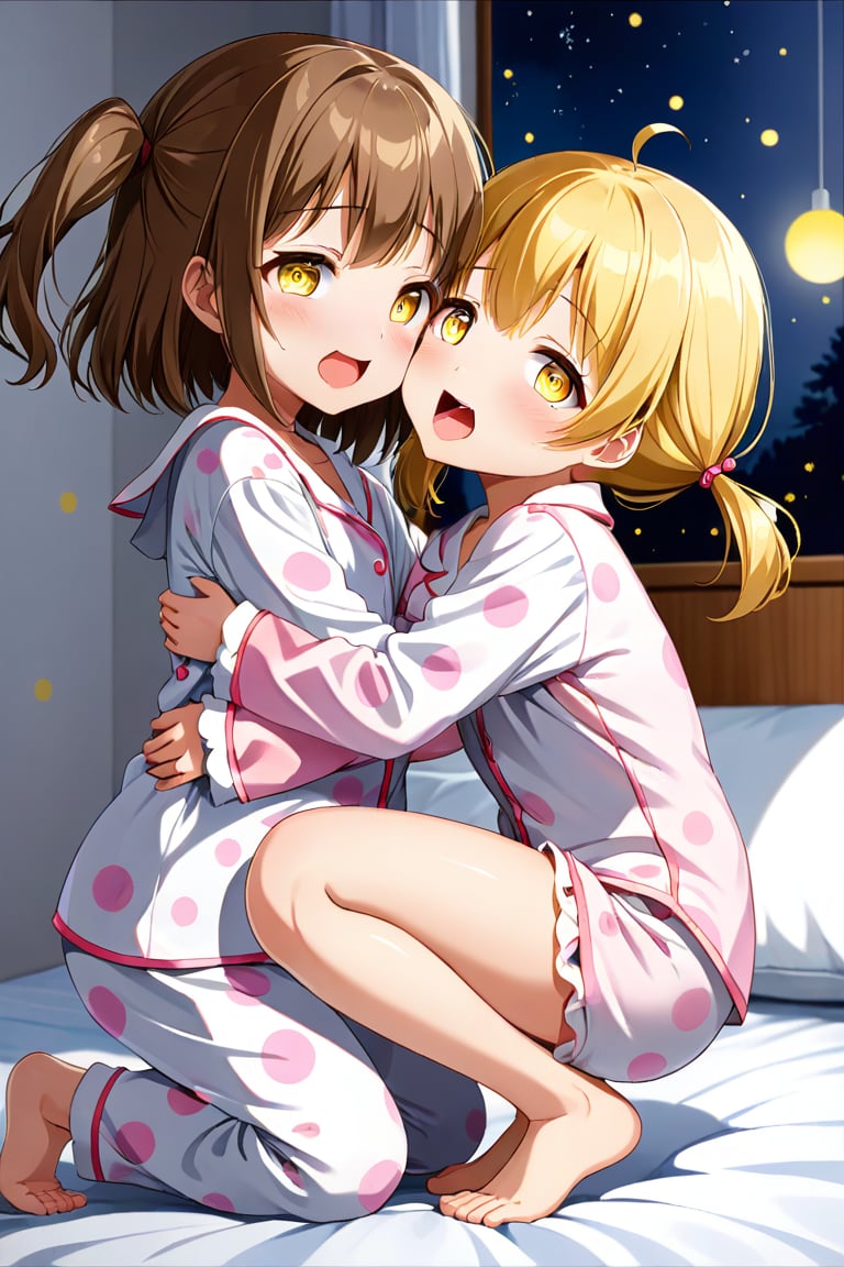 loli hypnotized,  happy_face,  yellow hair by llilvr on Tensor.Art