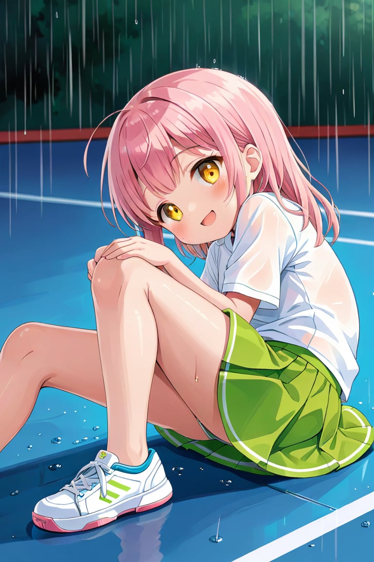 loli ,  happy face,  pink hair by llilvr on Tensor.Art