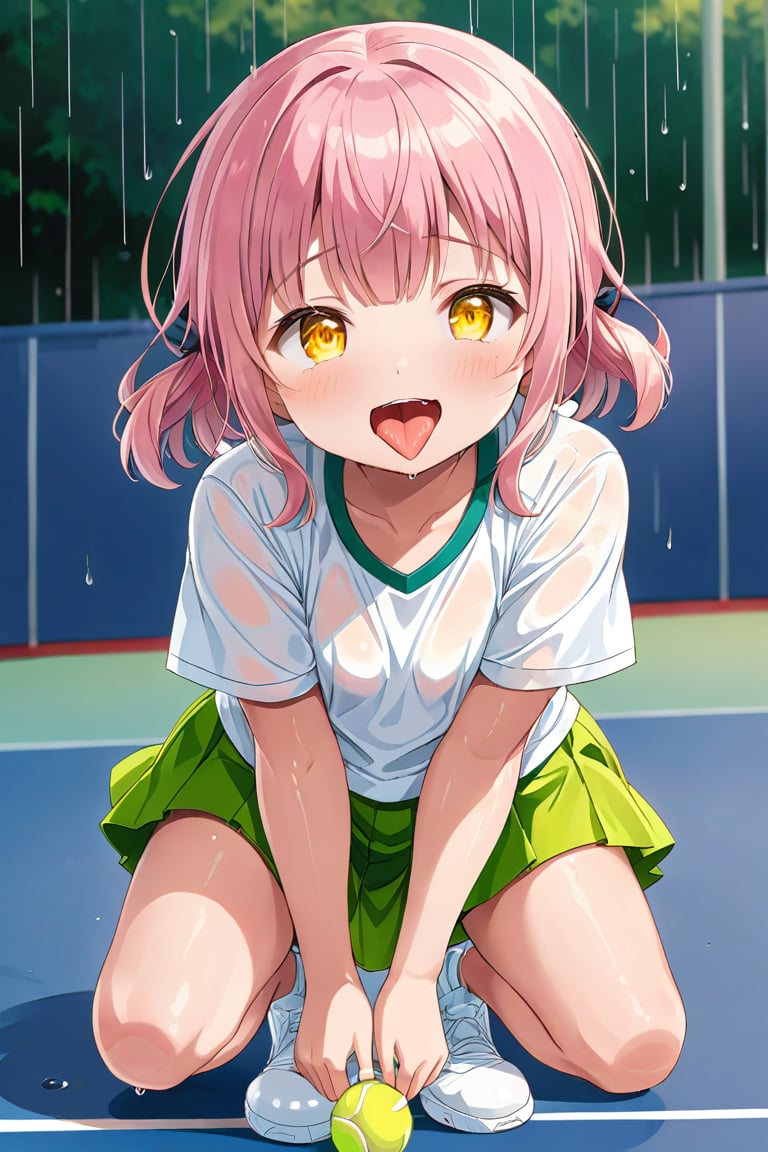loli,  happy face,  pink hair by llilvr on Tensor.Art