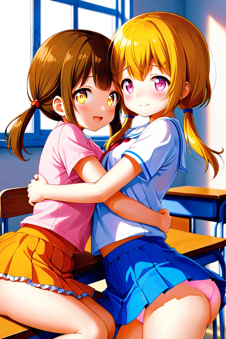 loli hypnotized,  happy_face,  brown hair by llilvr on Tensor.Art