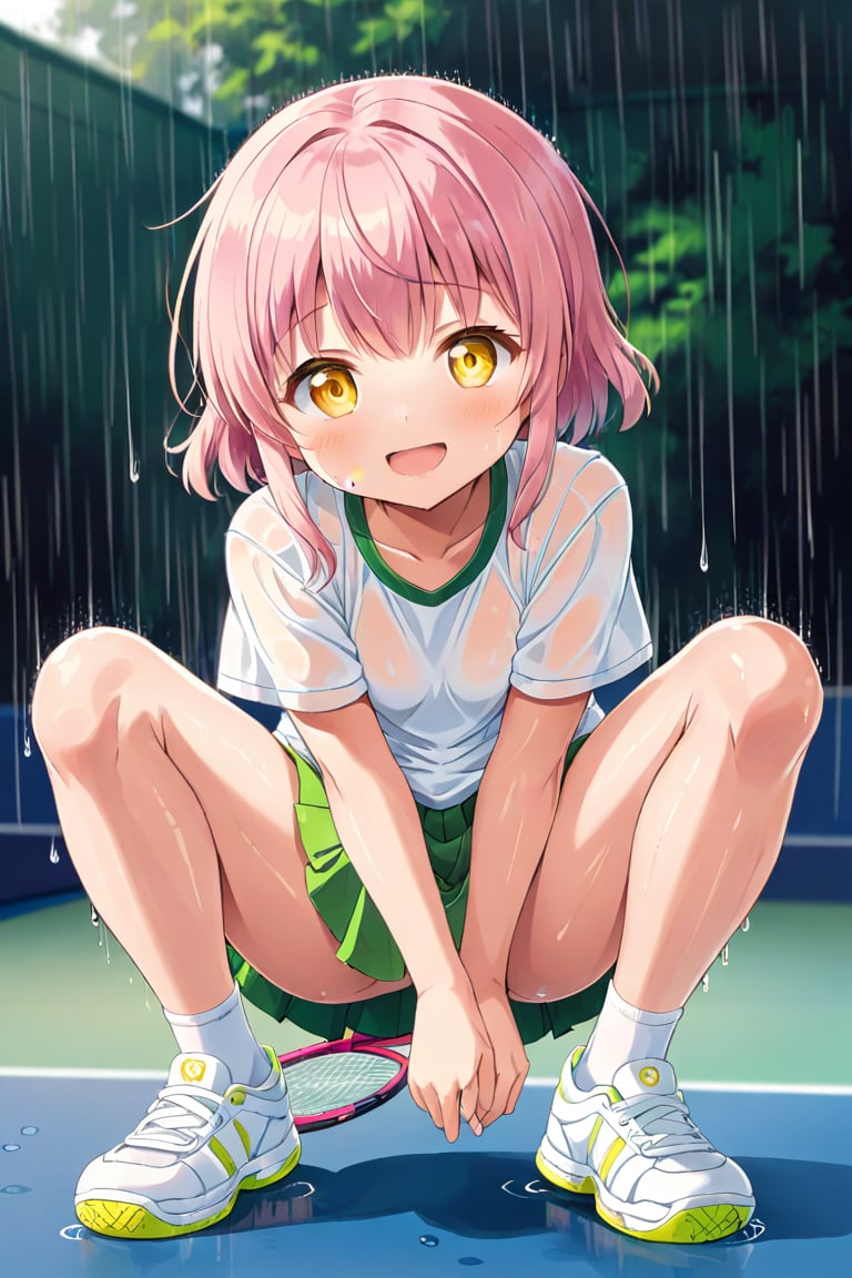loli,  happy face,  pink hair by llilvr on Tensor.Art