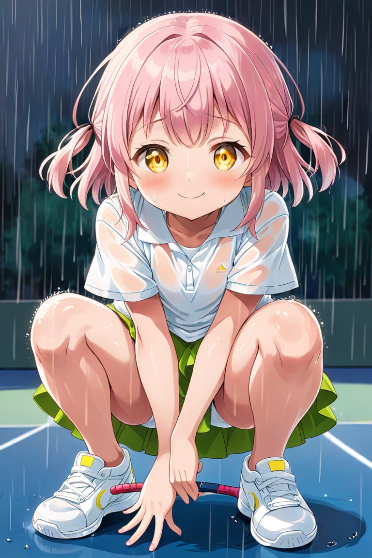 loli,  happy face,  pink hair by llilvr on Tensor.Art