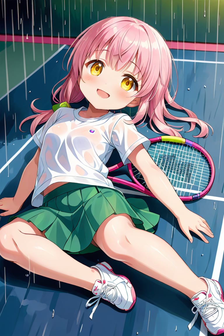 loli ,  happy face,  pink hair by llilvr on Tensor.Art