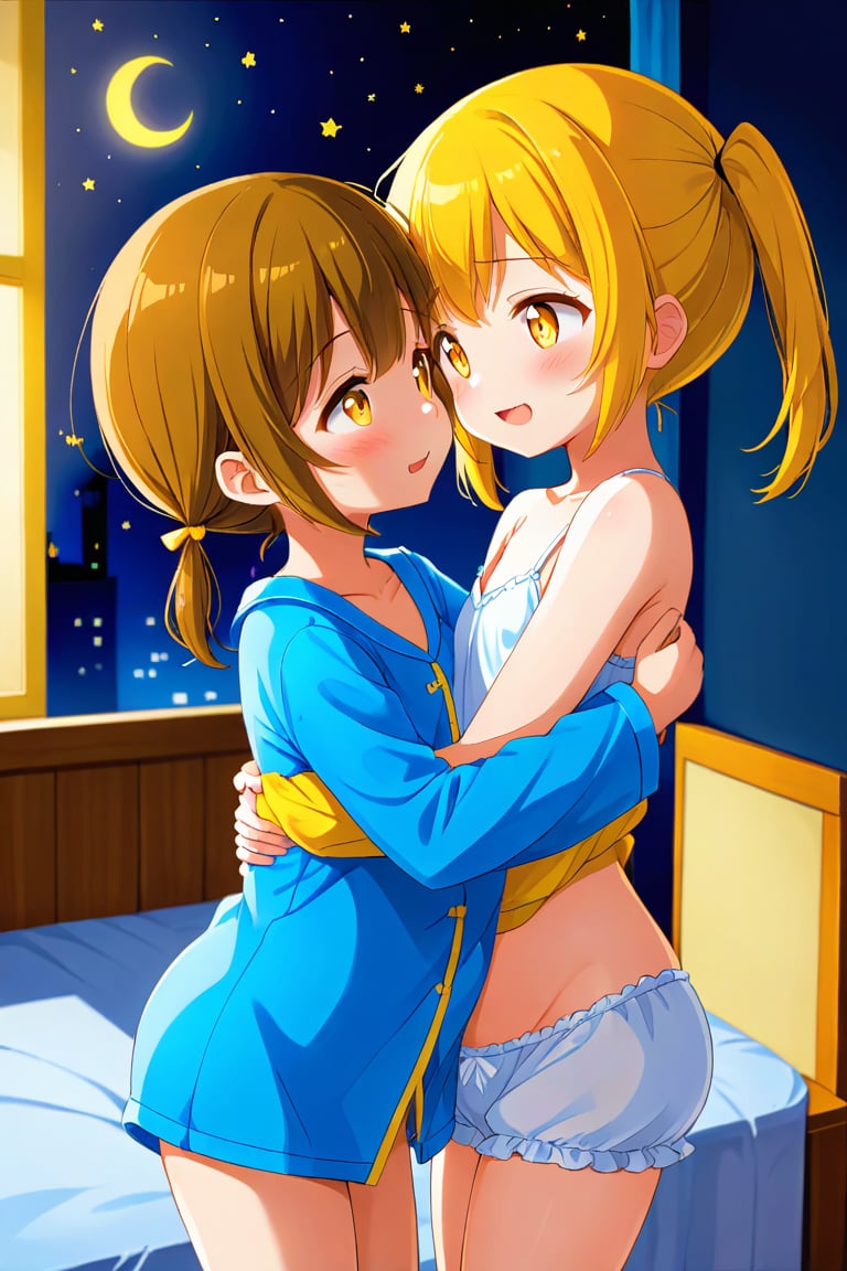loli hypnotized,  happy_face,  yellow hair by llilvr on Tensor.Art