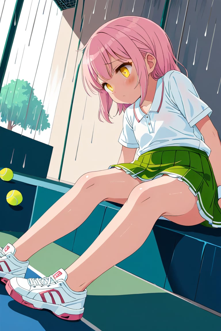 loli,  pervert face,  pink hair by llilvr on Tensor.Art