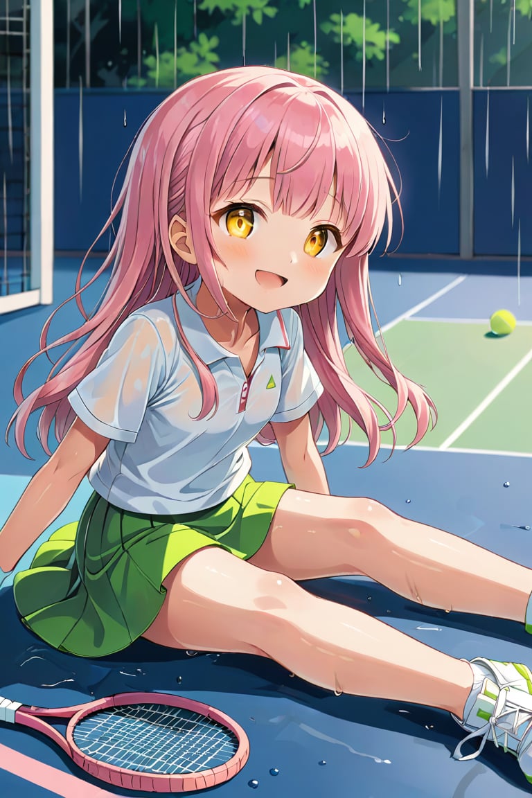 loli ,  happy face,  pink hair by llilvr on Tensor.Art