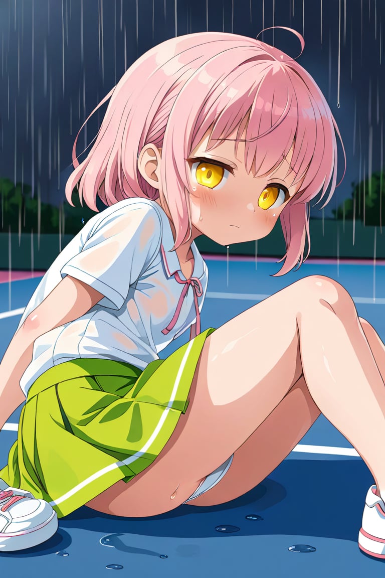 loli,  pervert face,  pink hair by llilvr on Tensor.Art