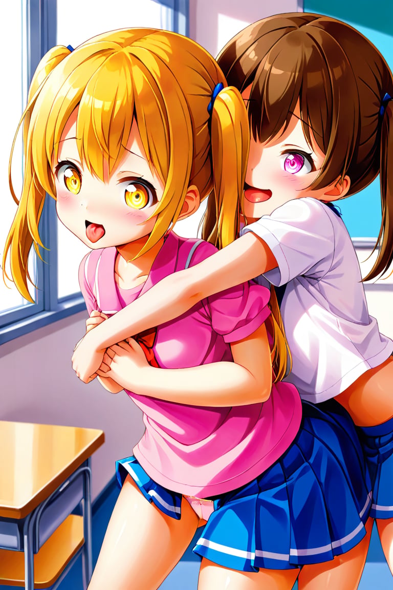 loli hypnotized,  happy_face,  brown hair by llilvr on Tensor.Art