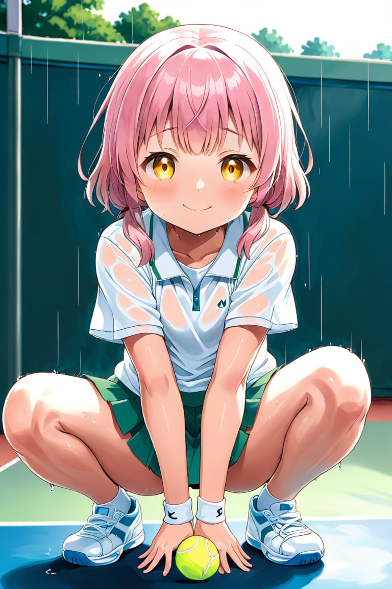 loli,  happy face,  pink hair by llilvr on Tensor.Art
