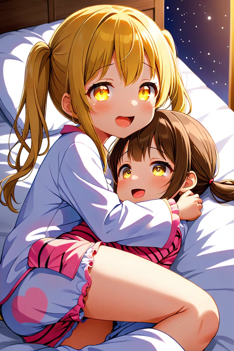 loli hypnotized,  happy_face,  yellow hair by llilvr on Tensor.Art