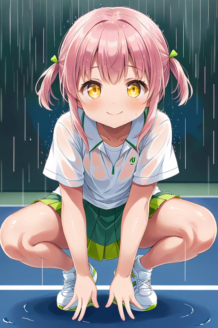 loli,  happy face,  pink hair by llilvr on Tensor.Art