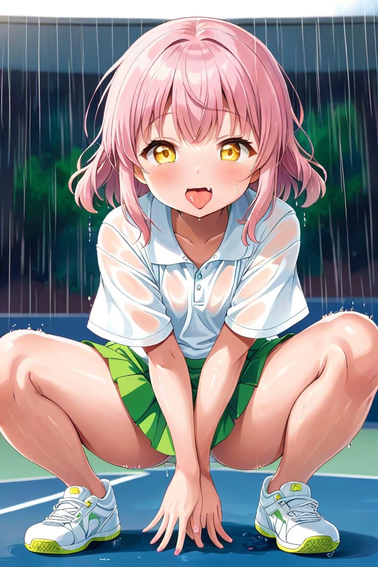 loli,  happy face,  pink hair by llilvr on Tensor.Art