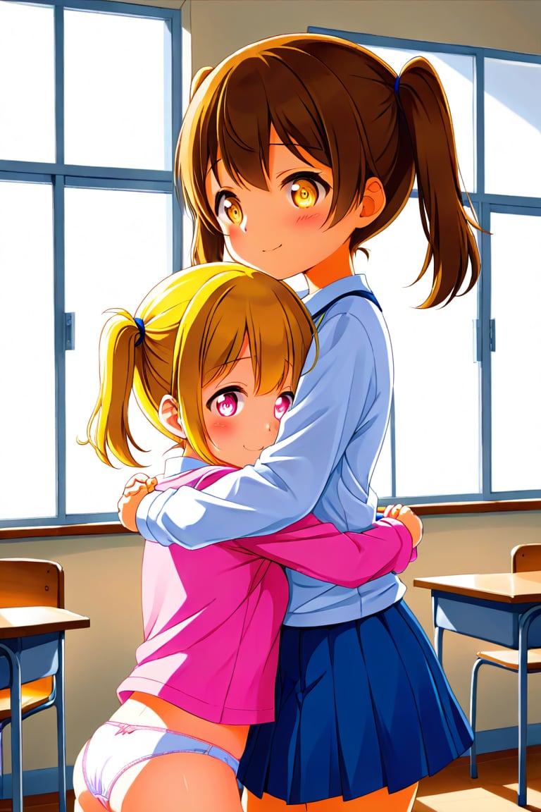 loli hypnotized,  happy_face,  brown hair by llilvr on Tensor.Art