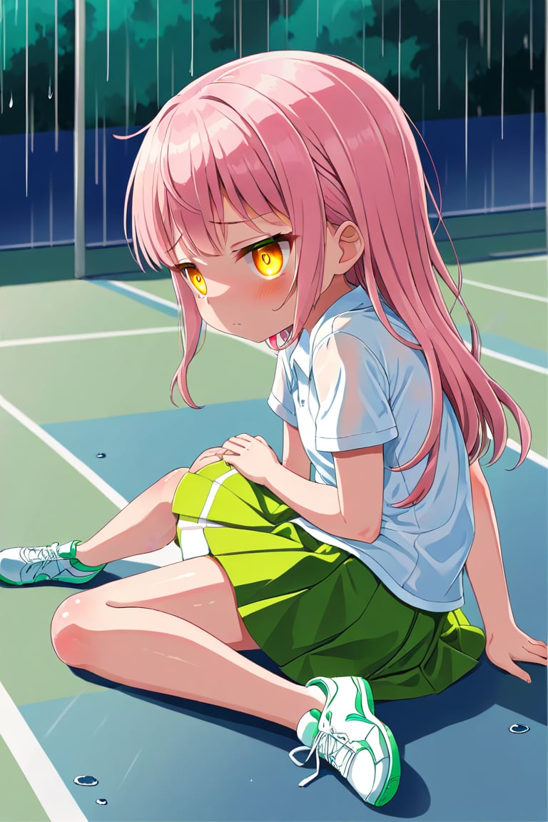 loli,  pervert face,  pink hair by llilvr on Tensor.Art